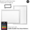 imageLoddie Doddie  Erase Board Dry Erase Board for Wall Magnetic Board with Builtin Marker Tray Erase Board for Wall with White Frame 18 inches x 24 inches