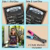 imageLoddie Doddie  FirstLast Day of School Board and Chalk Markers  14 X 11 Double Sided Rustic Frame with Printed Surface  First Day Back to School Supplies Signs  2 Markers Rustic BrownRustic Brown