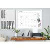 imageLoddie Doddie  Magnetic Calendar Board Dry Erase Board for Wall Wall Mount White Board Calendar Home or Office Decor for toDo Lists White Wood Frame 30 inches x 40 inches