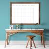 imageLoddie Doddie  Magnetic Dry Erase Calendar Board Dry Erase Board for Wall Wall Mount White Board Calendar Home or Office Decor for toDo Lists Rustic Wood Frame 30 inches x 40 inches