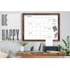 imageLoddie Doddie  Magnetic Dry Erase Calendar Board Dry Erase Board for Wall Wall Mount White Board Calendar Home or Office Decor for toDo Lists Rustic Wood Frame 30 inches x 40 inches