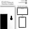 imageLoddie Doddie 24quot x 36quot Magnetic Dry Erase Board for Wall Mounting with Builtin Marker Tray and Modern White Frame  Whiteboard  Magnetic Boards for WallsWhite Frame