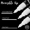 imageLoddie Doddie Chalk Markers  Pack of 16 6mm Reversible Bullet ampamp Chisel Tips  NonToxic DustFree Erasable Liquid Chalk Ink  Dry Erase Markers for Glass Windows ampamp Whiteboards1 Count Pack of 4