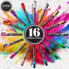 imageLoddie Doddie Chalk Markers  Pack of 16 6mm Reversible Bullet ampamp Chisel Tips  NonToxic DustFree Erasable Liquid Chalk Ink  Dry Erase Markers for Glass Windows ampamp Whiteboards1 Count Pack of 16