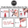 imageLoddie Doddie Chalk Markers  Pack of 16 6mm Reversible Bullet ampamp Chisel Tips  NonToxic DustFree Erasable Liquid Chalk Ink  Dry Erase Markers for Glass Windows ampamp Whiteboards1 Count Pack of 4