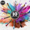 imageLoddie Doddie Chalk Markers for Blackboard ampamp Windows  10 Count Earth Tones 6mm Chisel ampamp Bullet Tip  SmudgeProof Erasable Liquid Chalk Pens with Reversible TipsEarth Tones
