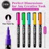 imageLoddie Doddie Chalk Markers for Blackboard ampamp Windows  10 Count Earth Tones 6mm Chisel ampamp Bullet Tip  SmudgeProof Erasable Liquid Chalk Pens with Reversible TipsVivid Colors