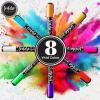 imageLoddie Doddie Chalk Markers for Blackboard ampamp Windows  10 Count Earth Tones 6mm Chisel ampamp Bullet Tip  SmudgeProof Erasable Liquid Chalk Pens with Reversible TipsVivid Colors