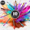 imageLoddie Doddie Chalk Markers for Blackboard ampamp Windows  10 Count Earth Tones 6mm Chisel ampamp Bullet Tip  SmudgeProof Erasable Liquid Chalk Pens with Reversible TipsEarth Tones