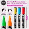 imageLoddie Doddie Chalk Markers for Blackboard ampamp Windows  10 Count Earth Tones 6mm Chisel ampamp Bullet Tip  SmudgeProof Erasable Liquid Chalk Pens with Reversible TipsVivid Colors