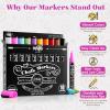 imageLoddie Doddie Chalk Markers for Blackboard ampamp Windows  10 Count Earth Tones 6mm Chisel ampamp Bullet Tip  SmudgeProof Erasable Liquid Chalk Pens with Reversible TipsEarth Tones