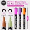 imageLoddie Doddie Chalk Markers for Blackboard ampamp Windows  10 Count Earth Tones 6mm Chisel ampamp Bullet Tip  SmudgeProof Erasable Liquid Chalk Pens with Reversible TipsEarth Tones