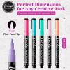 imageLoddie Doddie Chalk Markers for Blackboard ampamp Windows  10 Count Earth Tones 6mm Chisel ampamp Bullet Tip  SmudgeProof Erasable Liquid Chalk Pens with Reversible TipsMacaron Pastel Colors
