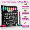 imageLoddie Doddie Chalk Markers for Blackboard ampamp Windows  10 Count Earth Tones 6mm Chisel ampamp Bullet Tip  SmudgeProof Erasable Liquid Chalk Pens with Reversible TipsMacaron Pastel Colors