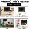 imageLoddie Doddie Chalkboard Calendar ampamp Bulletin Combo  18quot x 24quot Rustic Frame with Chalk Markers PushPins Magnets Blackboard  Kitchen Wall Calendar OrganizerRustic