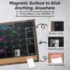 imageLoddie Doddie Chalkboard Calendar ampamp Bulletin Combo  18quot x 24quot Rustic Frame with Chalk Markers PushPins Magnets Blackboard  Kitchen Wall Calendar OrganizerRustic