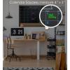 imageLoddie Doddie Chalkboard Calendar ampamp Bulletin Combo  18quot x 24quot Rustic Frame with Chalk Markers PushPins Magnets Blackboard  Kitchen Wall Calendar OrganizerRustic