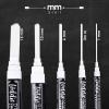 imageLoddie Doddie Erasable White Chalk Markers for Signs Blackboard Glass  Ultra Fine Medium Broad Tips 1mm 3mm 6mm 10mm 15mm  Liquid Chalk Markers  Pack of 5