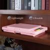 imageLoddie Doddie Foldable Lap Desk with Storage Pocket  Blush Portable Lap TableTray for Laptops Crafts Travel Breakfast in Bed Gaming Kids ampamp Teens  Floor Desk for KidsBlush