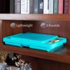imageLoddie Doddie Foldable Lap Desk with Storage Pocket  Blush Portable Lap TableTray for Laptops Crafts Travel Breakfast in Bed Gaming Kids ampamp Teens  Floor Desk for KidsTeal Blue