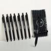 imageLoddie Doddie Gel Pens for Journaling ampamp Note Taking  Black 8Pack 07 mm Medium Point Smooth Writing No Smudge No Bleed Retractable PensBlack