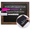 imageLoddie Doddie Large Magnetic Chalkboard  24quot x 36quot Rustic Frame Kitchen ampamp Home Decor  EasytoErase Hanging Black Chalkboard for Wall  BlackboardRustic Frame