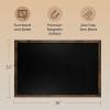 imageLoddie Doddie Large Magnetic Chalkboard  24quot x 36quot Rustic Frame Kitchen ampamp Home Decor  EasytoErase Hanging Black Chalkboard for Wall  BlackboardRustic Frame