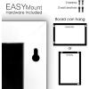 imageLoddie Doddie Large Magnetic Chalkboard  24quot x 36quot Rustic Frame Kitchen ampamp Home Decor  EasytoErase Hanging Black Chalkboard for Wall  BlackboardWhite Frame