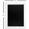 imageLoddie Doddie Large Magnetic Chalkboard  24quot x 36quot Rustic Frame Kitchen ampamp Home Decor  EasytoErase Hanging Black Chalkboard for Wall  BlackboardWhite Frame
