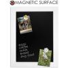 imageLoddie Doddie Large Magnetic Chalkboard  24quot x 36quot Rustic Frame Kitchen ampamp Home Decor  EasytoErase Hanging Black Chalkboard for Wall  BlackboardWhite Frame