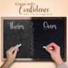 imageLoddie Doddie Large Magnetic Chalkboard  24quot x 36quot Rustic Frame Kitchen ampamp Home Decor  EasytoErase Hanging Black Chalkboard for Wall  BlackboardRustic Frame