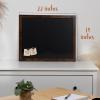 imageLoddie Doddie Large Magnetic Chalkboard  24quot x 36quot Rustic Frame Kitchen ampamp Home Decor  EasytoErase Hanging Black Chalkboard for Wall  BlackboardRustic Frame