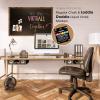 imageLoddie Doddie Large Magnetic Chalkboard  24quot x 36quot Rustic Frame Kitchen ampamp Home Decor  EasytoErase Hanging Black Chalkboard for Wall  BlackboardRustic Frame