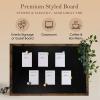imageLoddie Doddie Large Magnetic Chalkboard  24quot x 36quot Rustic Frame Kitchen ampamp Home Decor  EasytoErase Hanging Black Chalkboard for Wall  BlackboardRustic Frame