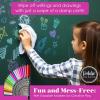 imageLoddie Doddie Liquid Chalk Markers  Pack of 24 Dust Free 1mm Fine Tip Erasable Ink for Blackboard Windows and Glass  Chalkboard Markers