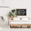 imageLoddie Doddie Magnetic Chalkboard  46quot x 345quot with Rustic Frame  EasytoErase Large Magnetic Board for Kitchen ampamp Wall Decor  Hanging Black ChalkboardRustic Frame