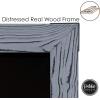 imageLoddie Doddie Magnetic Chalkboard  46quot x 345quot with Rustic Frame  EasytoErase Large Magnetic Board for Kitchen ampamp Wall Decor  Hanging Black ChalkboardGray Rustic Frame