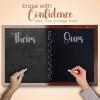 imageLoddie Doddie Magnetic Chalkboard  46quot x 345quot with Rustic Frame  EasytoErase Large Magnetic Board for Kitchen ampamp Wall Decor  Hanging Black ChalkboardRustic Frame