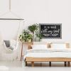 imageLoddie Doddie Magnetic Chalkboard  46quot x 345quot with Rustic Frame  EasytoErase Large Magnetic Board for Kitchen ampamp Wall Decor  Hanging Black ChalkboardGray Rustic Frame