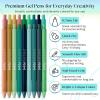 imageLoddie Doddie Retractable Gel Pens with Satin Barrel  Fine Point  18 Bright Color Pens for Bullet Style Journals Notebooks Planners Calendars Notes ampamp Drawing Use at Home Office School CraftsCoastal