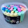 imageLoddie Doddie Sidewalk Chalk for Kids  50 Count 12 Multicolor Jumbo Sticks  NonToxic ampamp Washable Bulk Chalk Pack in Reusable Bucket  Easy Grip for Vibrant Outdoor Kids ActivitiesMulticolor