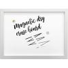 imageLoddie Doddie  Erase Board Dry Erase Board for Wall Magnetic Board with Builtin Marker Tray Erase Board for Wall with White Frame 18 inches x 24 inches