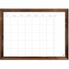 imageLoddie Doddie  Magnetic Dry Erase Calendar Board Dry Erase Board for Wall Wall Mount White Board Calendar Home or Office Decor for toDo Lists Rustic Wood Frame 30 inches x 40 inches