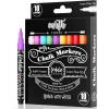 imageLoddie Doddie Chalk Markers for Blackboard ampamp Windows  10 Count Earth Tones 6mm Chisel ampamp Bullet Tip  SmudgeProof Erasable Liquid Chalk Pens with Reversible TipsEarth Tones