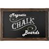 imageLoddie Doddie Magnetic Chalkboard  46quot x 345quot with Rustic Frame  EasytoErase Large Magnetic Board for Kitchen ampamp Wall Decor  Hanging Black ChalkboardRustic Frame
