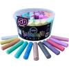 imageLoddie Doddie Sidewalk Chalk for Kids  50 Count 12 Multicolor Jumbo Sticks  NonToxic ampamp Washable Bulk Chalk Pack in Reusable Bucket  Easy Grip for Vibrant Outdoor Kids ActivitiesMulticolor