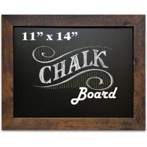 imageLoddie Doddie Large Magnetic Chalkboard  24quot x 36quot Rustic Frame Kitchen ampamp Home Decor  EasytoErase Hanging Black Chalkboard for Wall  BlackboardRustic Frame
