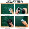 imageLoddie Doddie Chalkboard Cleaner Spray ampamp Magnetic Eraser AllinOne Kit  Removes Liquid Chalk Marker ampamp Ink from Chalk Board Whiteboard Dry Erase Marker Board  Dry Erase Cleaner  Chalkboard EraserTeal