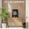 imageLoddie Doddie Chalk Board Easel  Dark Brown Rustic Wood Frame  Chalk Marker Holder ampamp Adjustable Stand  DoubleSided Display for Place Cards ampamp Vendor Booth Display