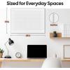 imageLoddie Doddie Magnetic Dry Erase Calendar Whiteboard  17x23 in Aluminum Frame  Spacious Grid for Quick Notes  Magnetic Board for Fridge ampamp Wall Mount  Vibrant Markers ampamp Magnets for Monthly Planner